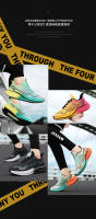 Zapatos De Running Para Hombre Verano Malla Tejida Nueva Transpirable Ligero Absorción De Choque Moda Todo Acabado Zapatillas Deportivas - details 2