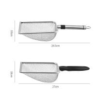 1Pc Herramienta De Limpieza Para Mascotas Aluminio Y Acero Inoxidable Palanca Duradera Shovel Para Poop De Gatos Apto Para Cuidado De Mascotas - details 5