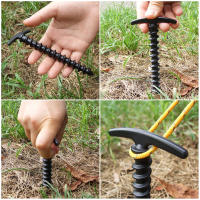 10Pcs Palos De Tenda De Plástico De Alta Resistencia 5.7 Pulgadas Gancho De Asta Para Acampar Y Exterior Tipo Espiral Palos De Sombra Para Tenda - details 6