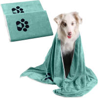 Toalla Para Mascotas Rápida Y Absorbente Para Perros Y Gatos Teléfono De Limpieza Para Tienda De Mascotas Suministros De Baño Para Animales - details 0