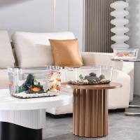 Tanque De Acuario Pequeño Transparente De Plástico Explosión-Resistente Para Plantas Y Pequeños Peces Tanque PET Para El Otoño - details 1