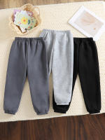 Pantalones Deportivos Casuales Para Niños Tres Pares De Pantalones De Color Sólido Para Salir Pantalones De Correr Para Niños De Cuatro Estaciones - details 1