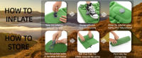 Almohadilla De Dormir Inflable Ultraligera Para Camping Con Bomba Integrada Para Senderismo Mattress Compacto Y Ligero Con Kit De Reparación - details 3