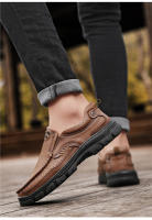 Zapatos Casuales Para Hombre Nuevos Moda Con Cuero Genuino Hechos a Mano Zapatillas De Conducción Slip-on Planos Mocasines Transpirables Y Masajeados Para Caminar - details 9