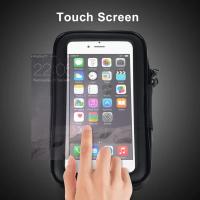 Soporte Impermeable Para Teléfono Móvil En Bicicleta Y Motocicleta Funda Para Manillar De Bicicleta Compatible Con iPhone 15 14 pro Max Samsung Soporte De Teléfono Móvil Para Bicicleta - details 2
