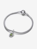 Pandora - Charm Colgante Círculo DE LA Eternidad Verde Spring-Plata de Lei - details 1