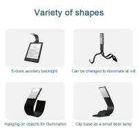 Lámpara De Lectura LED Recargable Con Clip Versátil Y Protección Ocular 3 Colores Luz De Lectura Con Dimmer Para Libros - details 3