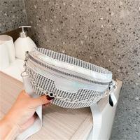 Bolso De Noche Para Mujer Con Diamantes Bolso De Cintura Brillante Bolsa De Pecho Estilo Casual Bandolera De Moda - details 5