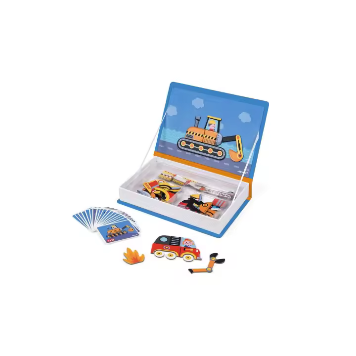 Juego educativo magnético bolidos magneti'book bolidos - Janod J02715 - 1