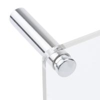 Estante De Acero Inoxidable Con Soporte De Acrílico Para Decoración Y Organización Soporte Para Cupcakes Y Maquillaje Tres Niveles Ecológico Y Resistente - details 2