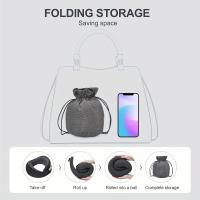 Almohada De Memoria Para Viaje 1pc Cómoda Y Transpirable Con Funda Lavable Máquina Kit De Viaje Con Lujo Forma U Para Cuello - details 1