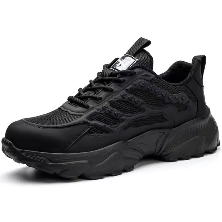 Zapatos De Seguridad Para Hombre Ligeros Y Protegentes Zapatillas De Trabajo Transpirables Antipinchazos Sin Metal En La Punta - 1