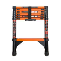 Escalera Telescópica Acero al Carbono Nyana Tools – Extensible de 2m a 4,4m – Pies Antideslizantes y Sistema de Seguridad – Certificación EN 131 - Más Estable y Segura que Aluminio – Escalera Multiusos - details 2