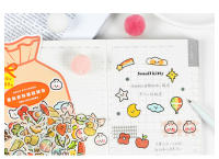100pcs Pegatinas Decorativas De Corazón Girly Para Álbum De Memorias Estéticas Y Scrapbooking Irregular Papel >3 Años - details 11
