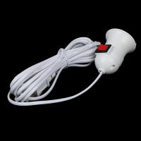Soporte De Bombilla Con Interruptor E27 2.5/4M Cable Plug-in Para Lámpara Colgante Estilo Americano Portátil Base De Luz 1PC - details 2