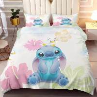 Juego De Sábanas Lilo Y Stitch 3pcs 100% Poliéster Sin Relleno Para Niños Y Niñas Diseño De Stitch Cama De Poliéster - details 14