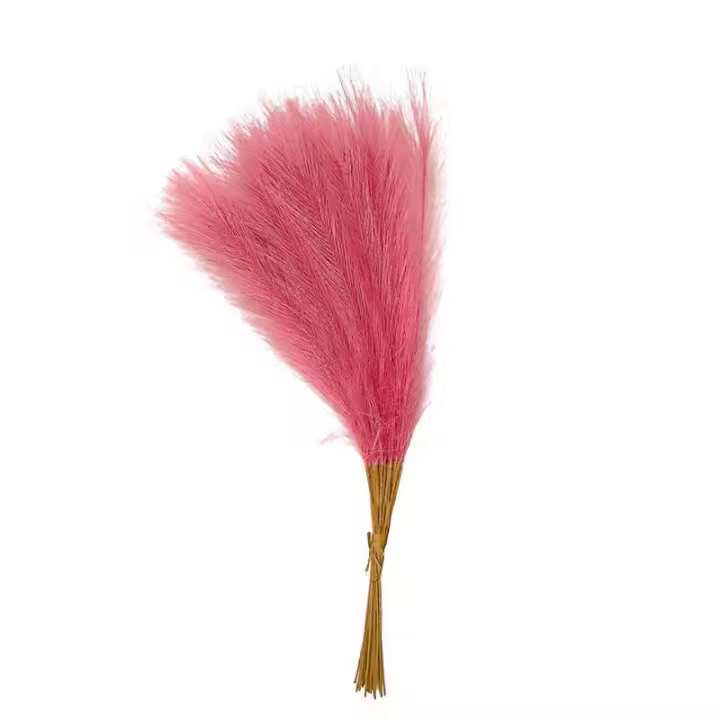 Pack De 10 Pampas Artificiales Imitación De Caña De Paja Para Decoración De Hogar Y Eventos - 1