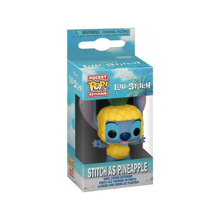 Funko Pop Pocket Keychain Disney Lilo & Stitch Llavero Stitch as Pineapple - 1