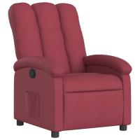 vidaXL Sillón reclinable de tela Gris claro, Gris oscuro, Negro Sillon Dormitorio Sillon Comodos Silla Relax Sillón Sofá - details 3