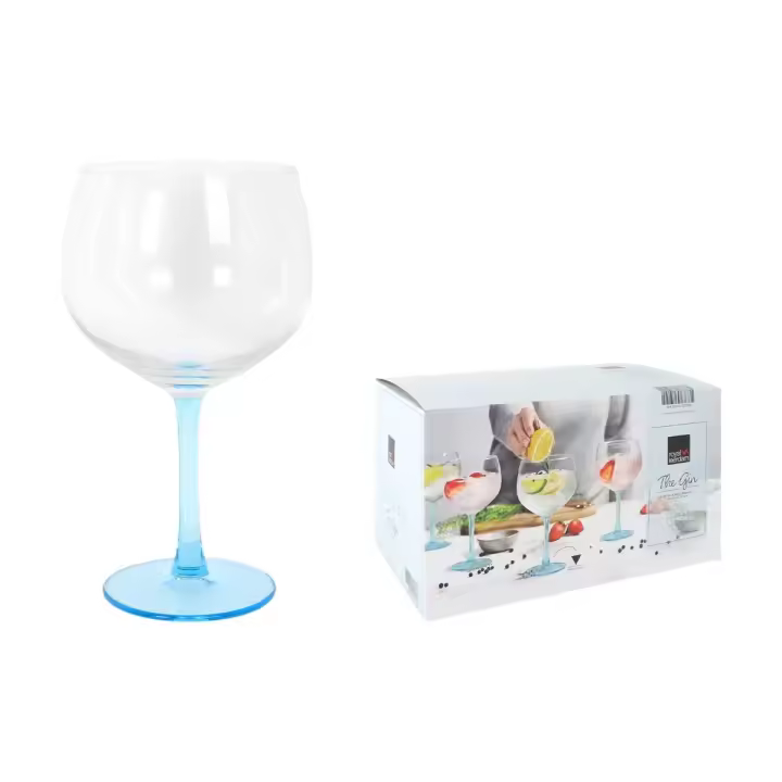 Set de Copas para Gin Tonic Inde Azul 650 ml 9 x 11 x 19 cm - 1