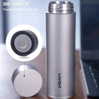 Botella De Agua LIXADA Ligera Y Aislada Pequeña Metal Termo Puro Ti Doble Capa Con Filtro De Té Para Actividades Al Aire Libre - details 7