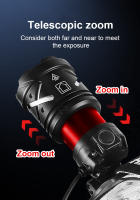 Linterna Frontal LED De Alta Potencia Recargable USB Con Telescópico Fuerte Luz Longitudinal Impermeable Para Camping Pesca Al Aire Libre - details 3