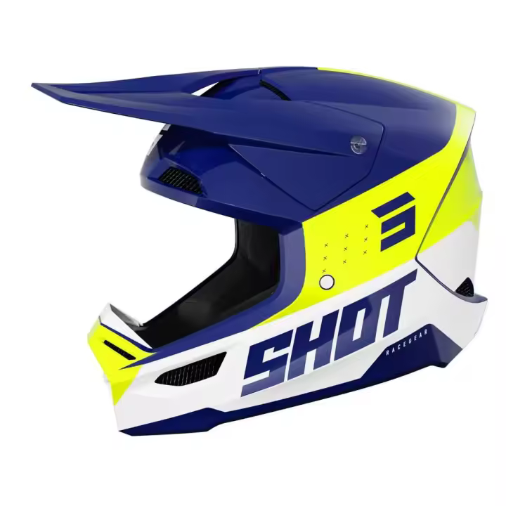 Shot Casco Off-road Furious League Azul Adulto - 1