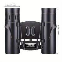 40X22 foldable binoculars BAK4 prism , compact and portable suitable for fishing tourism - details 1