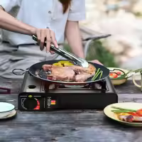 PORCHEDDU Ideal para Cocinar en el camping Compatible con cartcho o bombona - details 0