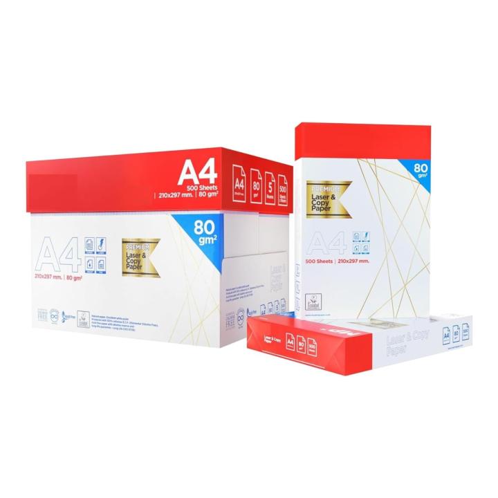 XOCOTO Folios A4 80gr 500/2500 Hojas Premium, Papel para Impresora, Multifunción, Material de Oficina y Papelería, Blanco, DIN A4 Imprimir, Caja de 5 paquetes de 500 Hojas cada Paquete, Papel para Fotocopiadora de 80 Gramos