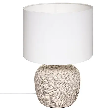 Lámpara Davia - beis y blanco - cerámica H40 cm - 1