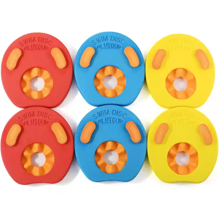 Manguitos de natación para niños, 6PCS Manguitos Bebe ,Manguitos Dolphin,Hechos de Espuma, Pool Discos Flotantes - 1