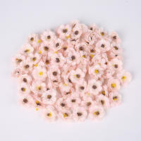 Cabezas De Margarita Multicolor De Seda Artificial 3cm Para Decoración De Boda Hogar Navidad Wreath Scrapbooking - details 14