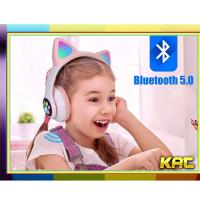 Auriculares Inalámbricos Woukksy Stn-28, Supraaurales, Bluetooth, Orejas de Gato Rosa Negra - details 3