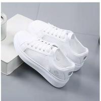Zapatos De Mujer 2023 Corrida Primavera Otoño Moda Blanca Transpirable Bordado De Flores Suela Larga Casual Zapatillas Zapatos De Mujer - details 3