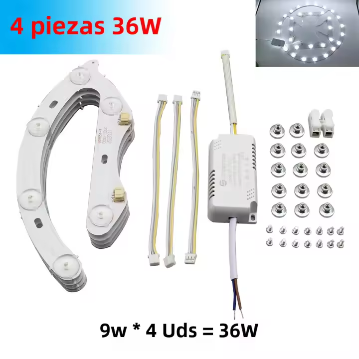 Luz De Techo LED Reemplazo Módulo LED 220V Panel Luz 36W 48W 72W 96W Para Lámparas De Techo Placa LED De Repuesto - 1