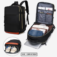 Mochila de viaje multifunción de gran capacidad, bolsa de equipaje USB, mochila escolar, bolsa de viaje de negocios - details 1