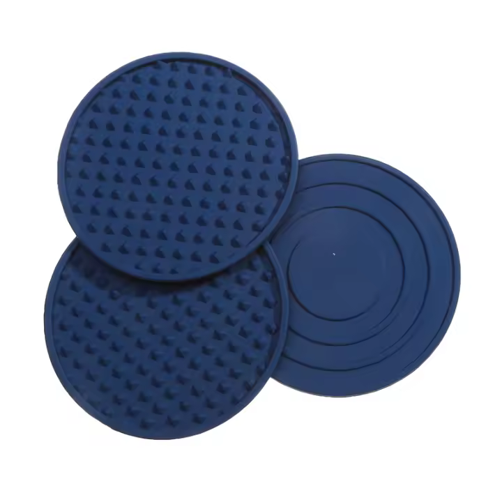 3/6pcs Tapete De Silicona Para Bebidas Resistente Al Calor Soporte Para Taza Travesera Protector De Mesa Antideslizante Para Decoración Moderna - 1