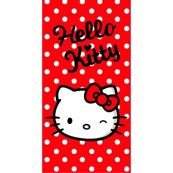 Bimba Pimba Toalla Hello Kitty 70x140 100% poliéster - 1