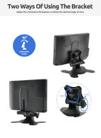 Monitor De Coche MJDOUD AHD Con Cámara Trasera Para Estacionamiento Visión Nocturna 1080P Pantalla 7 Pulgadas 1024*600 24V - details 7