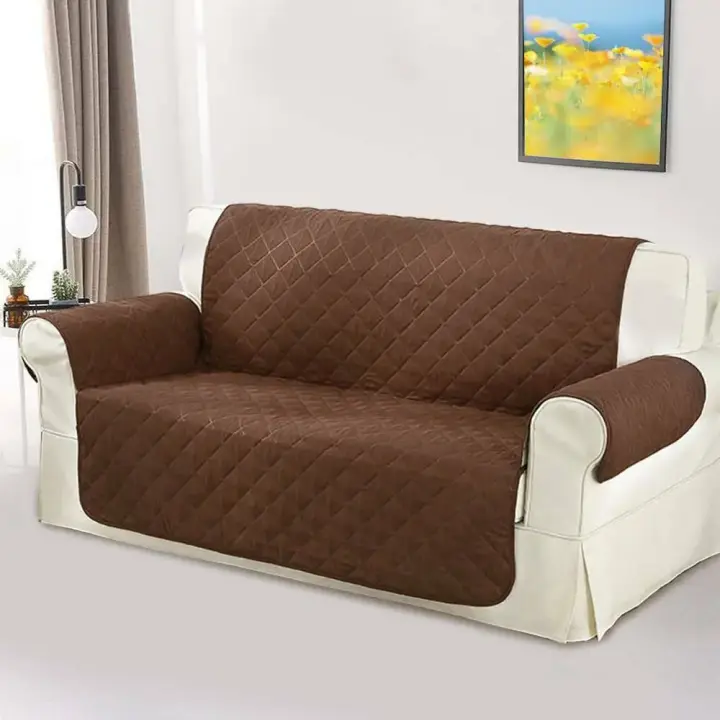 ANDRA - Protector de Sillón-Sofá 3 Plazas para Polvo 280cm REVERSIBLE Ropa Protectora Funda Protege de Pelo/Arañazos de Mascotas - 1