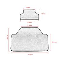 Almohadilla De Respaldo Para Motocicleta Universal Autoadhesiva Antideslizante Cojín De Choque Para Maletero Superior Accesorios Para BMW R1200GS F800GS ADV F850GS R1250GS Adventure - details 4