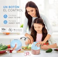 Picador Eléctrico Blanco de Alimentos Recargable USB 250 Ml - details 1