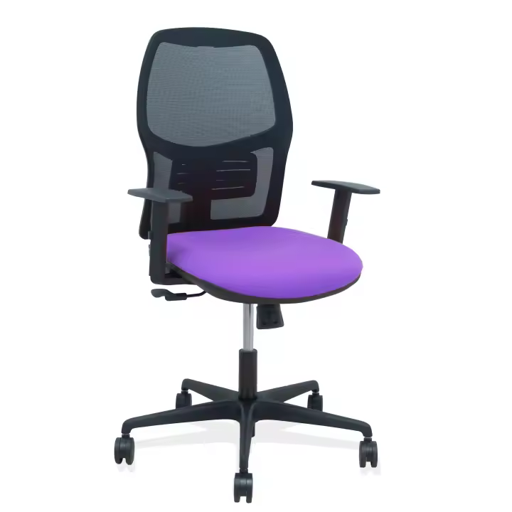 Silla Alfera sincro malla negra bali lila brazo regulable - 1