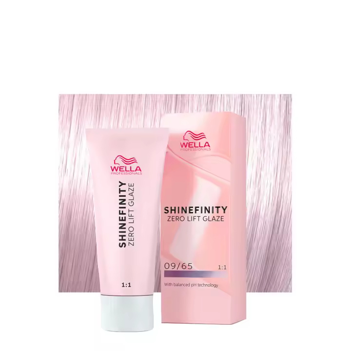 Wella Shinefinity Pink Shimmer 09/65 Rubio Muy Claro Violeta Caoba 60ml - 1