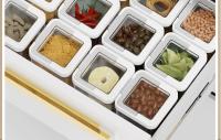 Contenedor De Alimentos Plástico Para Grano Seco Y Frutas Caja De Almacenamiento Para Café Contenedor De Aperitivos Tapa Sellada - details 4