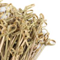 100pcs Palillos De Bambú Desechables Para Cócteles Forks De Fruta Barbecue Decoración De Fiesta Herramienta De Barra Eco-amigable Tamaño 9x0.3x0.3cm - details 17