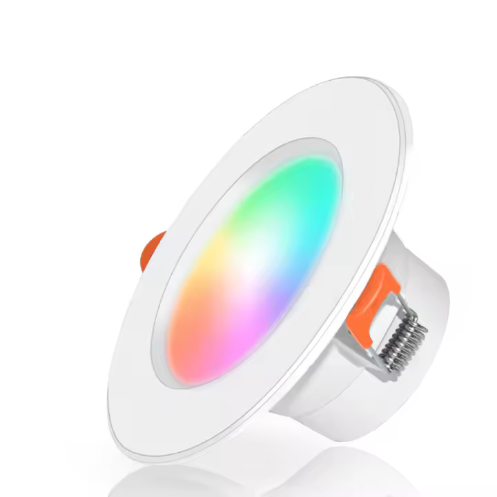 Tuya Bluetooth LED Downlight 10W/15W Luz De Techo Inteligente RGB CW+WW Dimmable Lámpara Spot LED Revestida Con PVC Para Foyer - 1