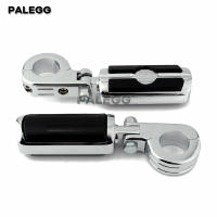 Montura De Pies Para Motocicleta 1 1/2" 1 1/4" Cromo Guardia Del Motor Barra De Choque Universal Para Harley Indian - details 1