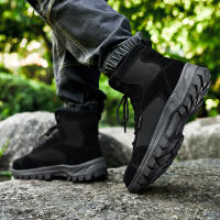 Botas De Montar Para Parejas Al Aire Libre Botines De Camuflaje Transpirables Para Hombres Y Mujeres Zapatos De Senderismo Casual Botas De Entrenamiento Alta Con Suela De TPR - details 35